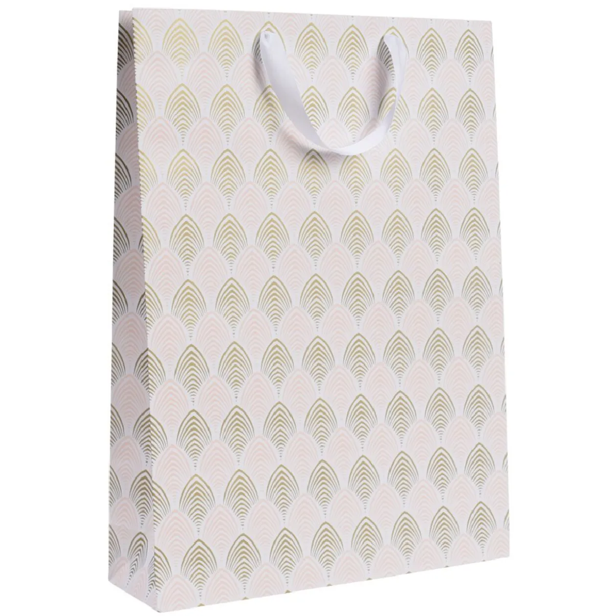 Sac cadeau de Noël doré taille L