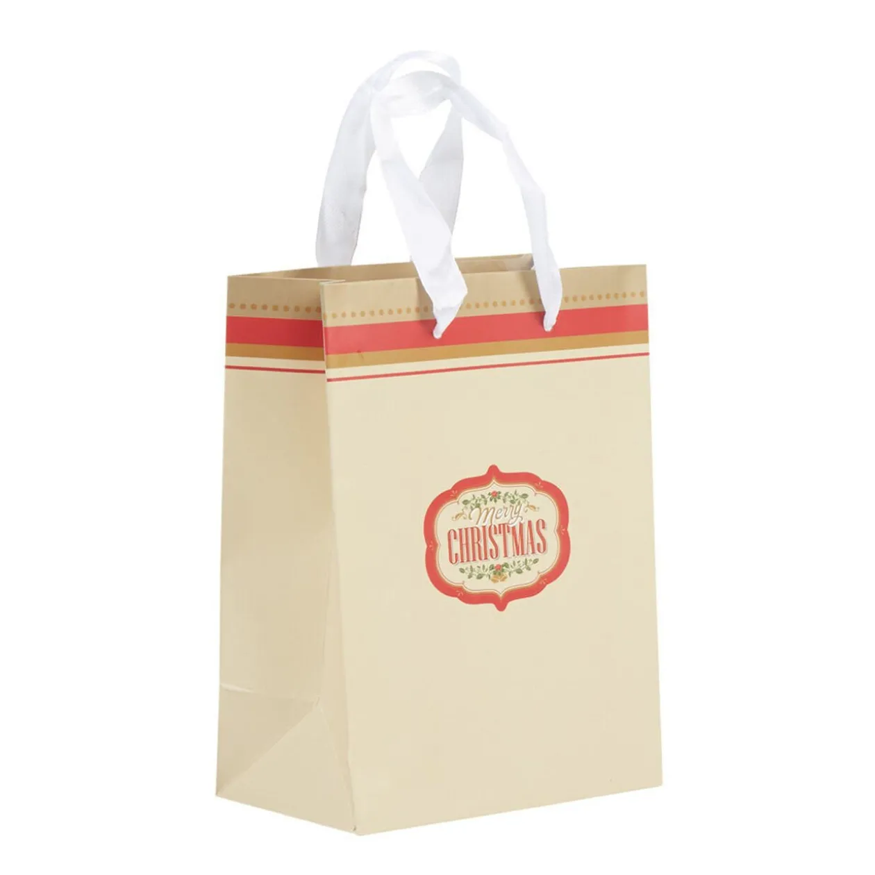 Sac cadeau Merry Christmas petit modèle