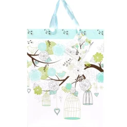 Sac cadeau motif Cage à oiseau