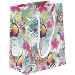 Sac cadeau motif jungle