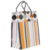 Sac cadeau motifs rayures et pois brillants petit modèle