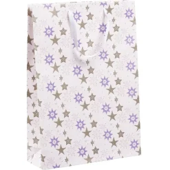 Sac cadeau Noël imprimé doré L33x46 cm