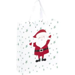 Sac cadeau pour enfant, motif de noël, papier