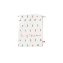 Sac cadeau tissu réutilisable 15x20cm - 3 modèles