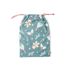 Sac cadeau tissu réutilisable 40x60cm - 3 modèles