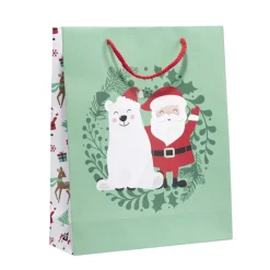 Sac cadeau traditionnel 26xH32cm - 2 modèles