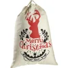 Sac de Père Noël en tissu