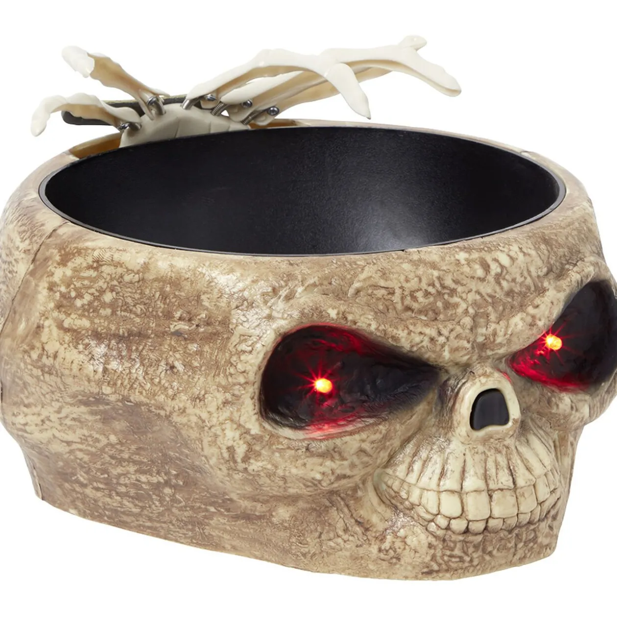 Saladier à bonbons Halloween squelette animé lumineux sonore