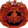 Saladier bol à bonbons LED Halloween Ø22,5xH18cm