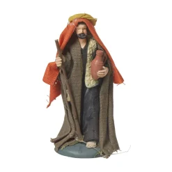 Santon crèche de Noël potier du village