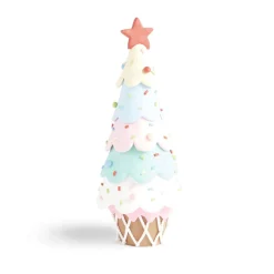 Sapin à poser nappage bonbon H25,5cm