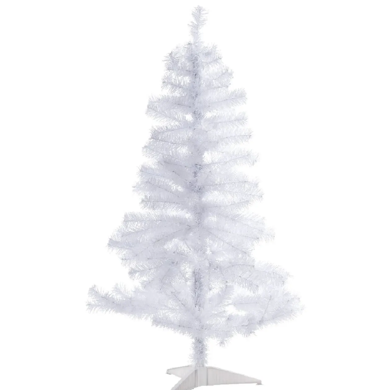 Sapin artificiel blanc 184 branches Ø68xH120cm