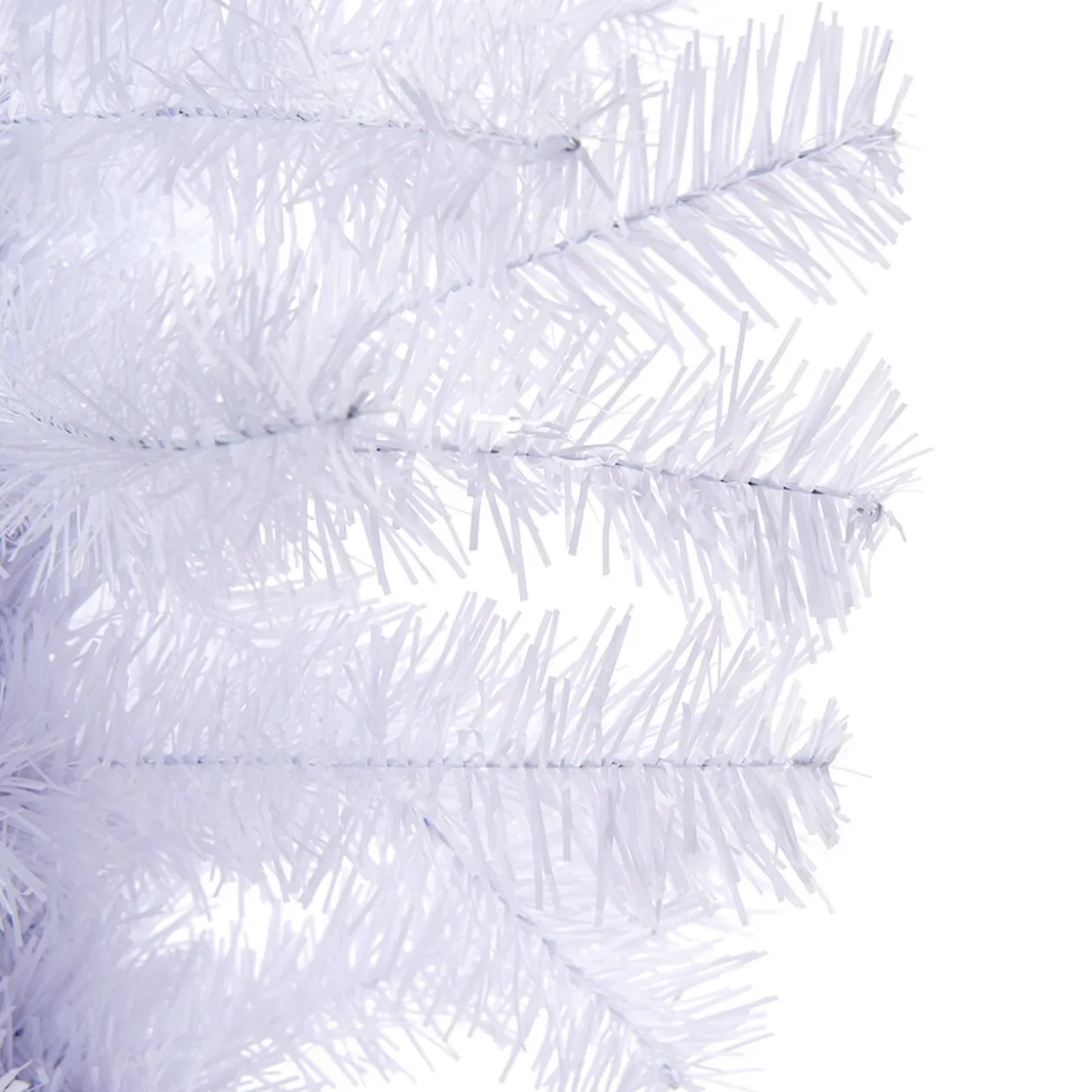 Sapin artificiel blanc 184 branches Ø68xH120cm