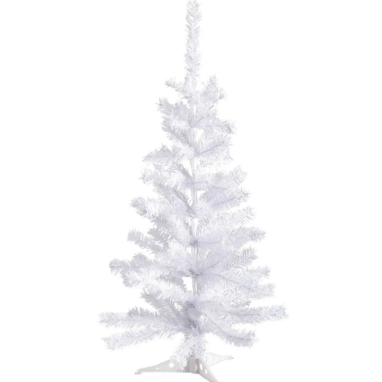 Sapin artificiel blanc 80 branches Ø46xH90cm