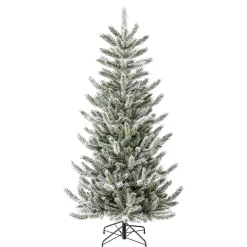 Sapin artificiel enneigé vert 467 branches Ø99xH180cm