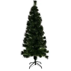 Sapin artificiel vert fibre optique h. 150 cm