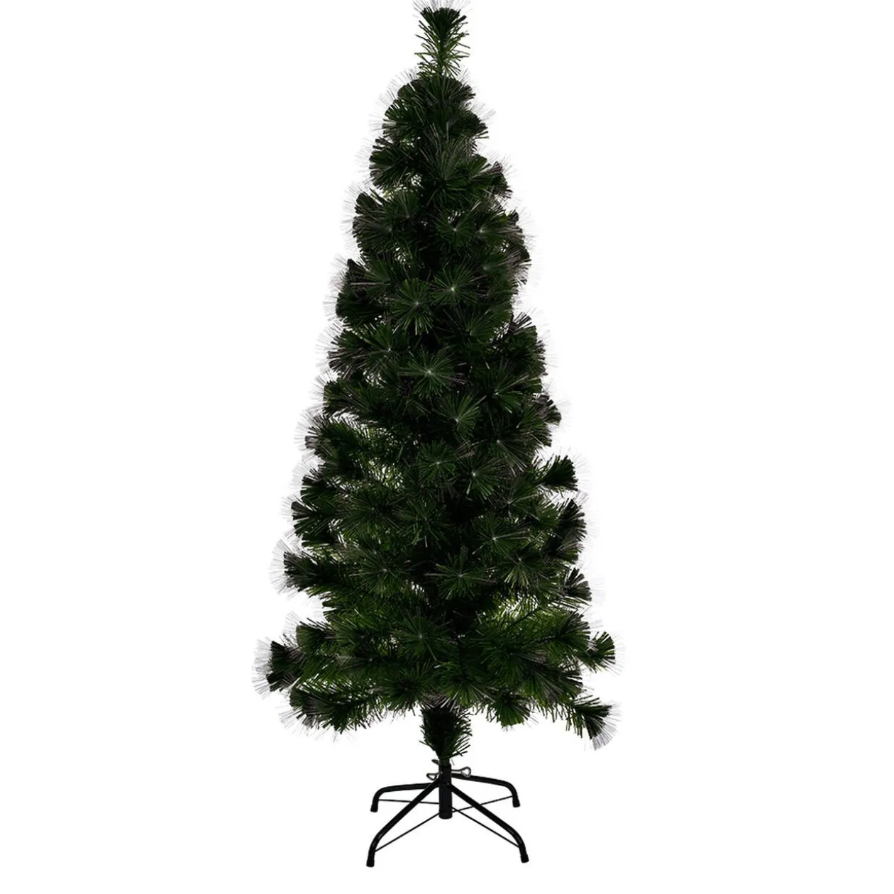 Sapin artificiel vert fibre optique h. 150 cm