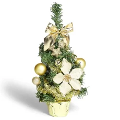 Sapin décor doré H36cm