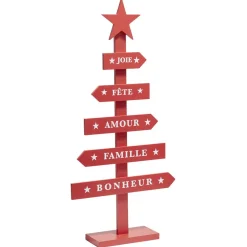 Sapin de Noël à poser en bois