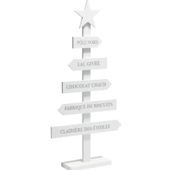 Sapin de Noël à poser en bois