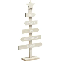 Sapin de Noël à poser en bois