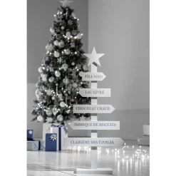 Sapin de Noël à poser en bois