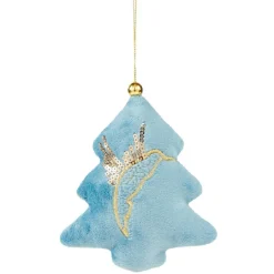 Sapin de Noël à suspendre motif oiseau