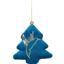 Sapin de Noël à suspendre motif oiseau