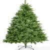 Sapin de Noël artificiel vert avec pied métal Ø120xH210cm