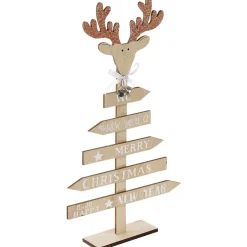 Sapin de Noël en bois à poser