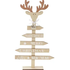 Sapin de Noël en bois à poser