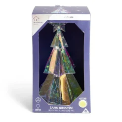 Sapin de Noël LED iridescent H37cm
