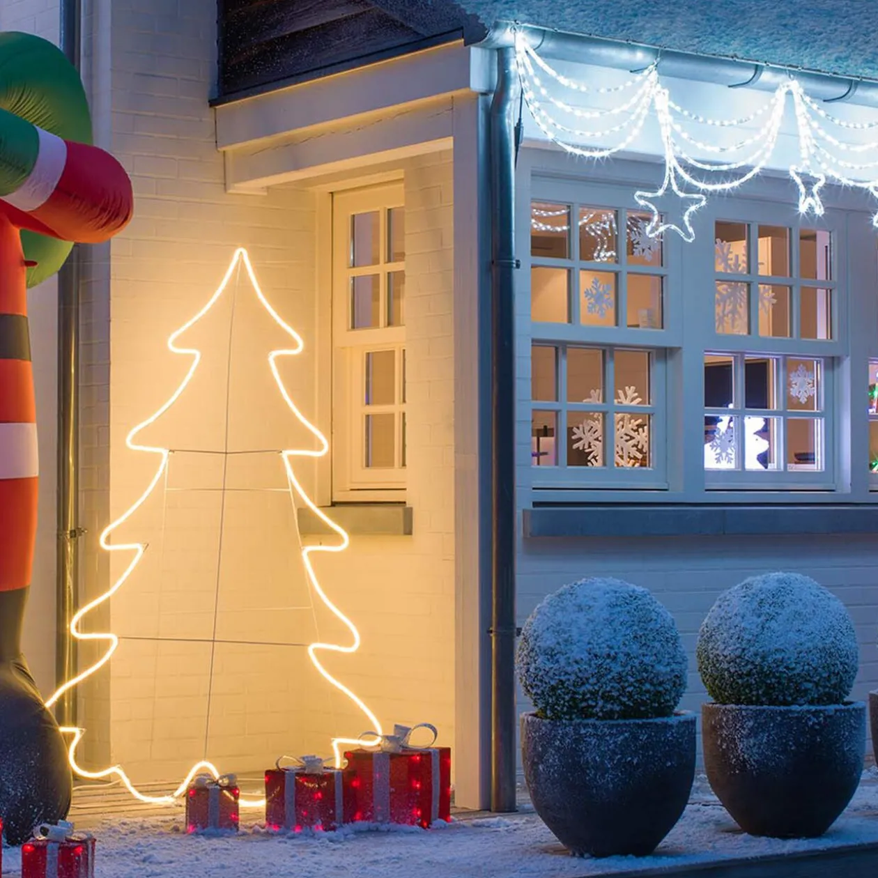 Sapin de Noël lumineux blanc 840 LED