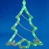Sapin de Noël lumineux vert fixe