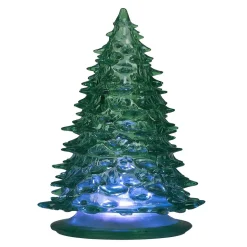 Sapin lumineux déco H19cm plastique 3 coloris