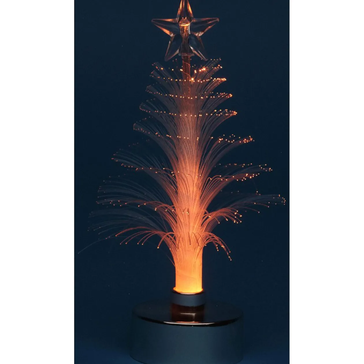 Sapin lumineux fibre optique multicolore