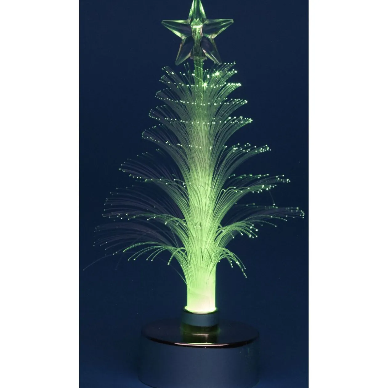 Sapin lumineux fibre optique multicolore