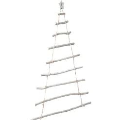 Sapin morceaux de bois Noël 87 cm