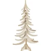 Sapin Noël bois amovible H. 120 cm