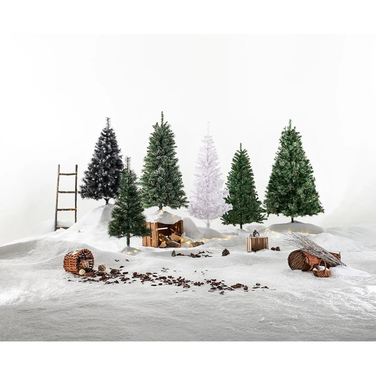 Sapin Noël bois flotté brun 0,9 m