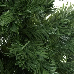 Sapin Noël Vert en fibre optique 16 Led Multicolore H120 cm