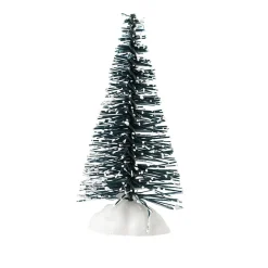 Sapin vert accessoires village de Noël x5