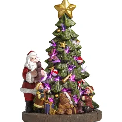 Scène de Noël lumineuse