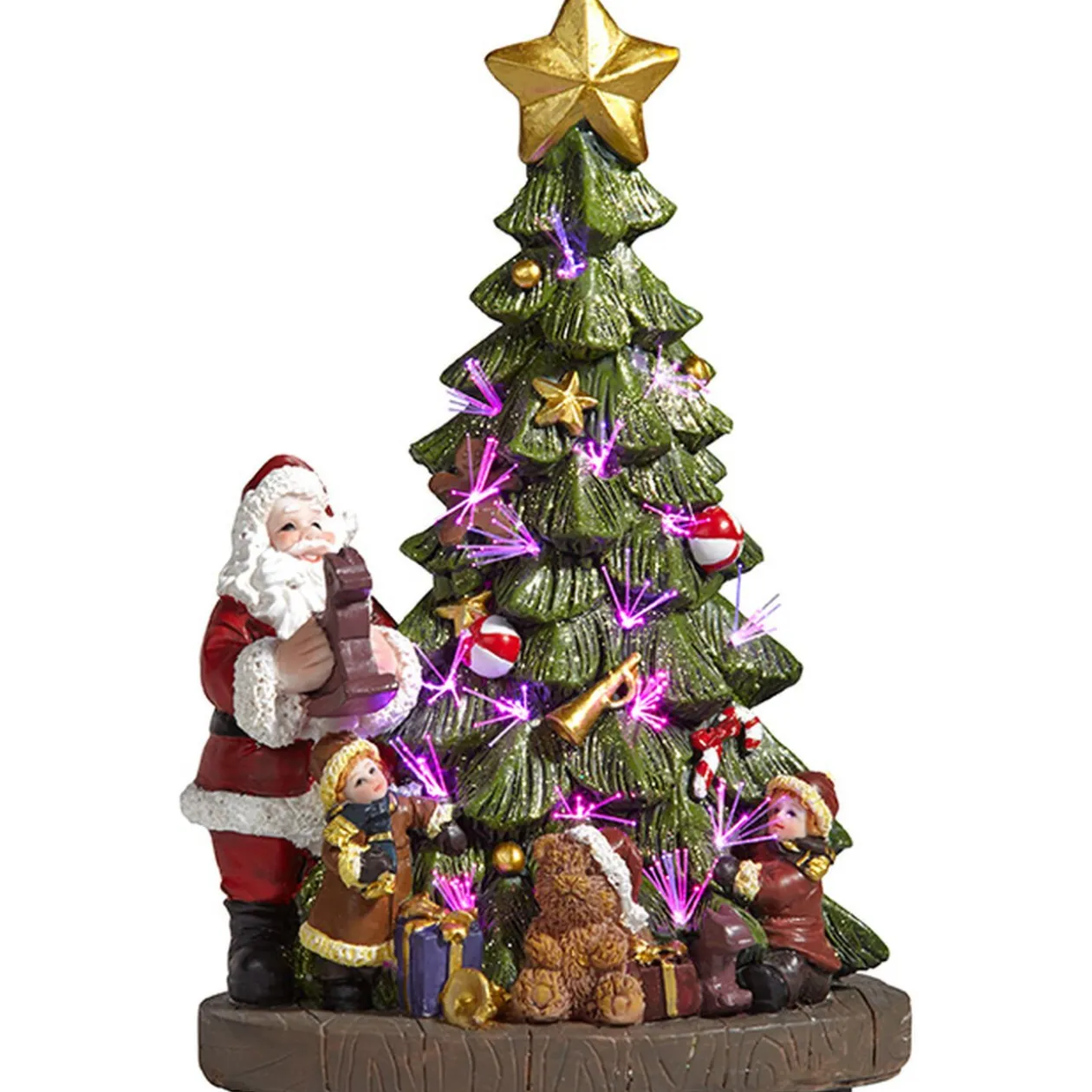 Scène de Noël lumineuse