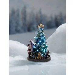 Scène de Noël lumineuse