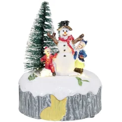 Scène de Noël lumineuse H12,5cm