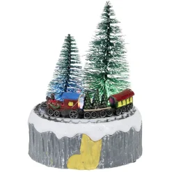 Scène de Noël lumineuse H12,5cm