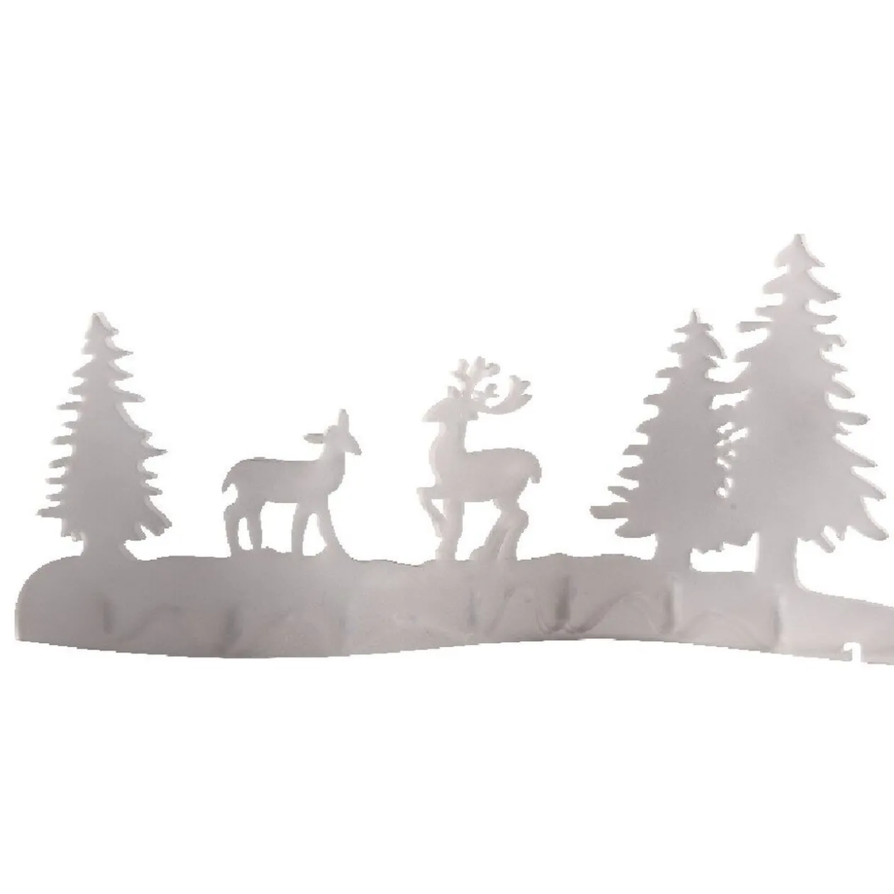 Scène de Noël transparente à poser