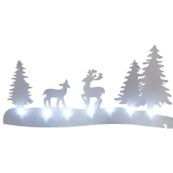 Scène de Noël transparente à poser