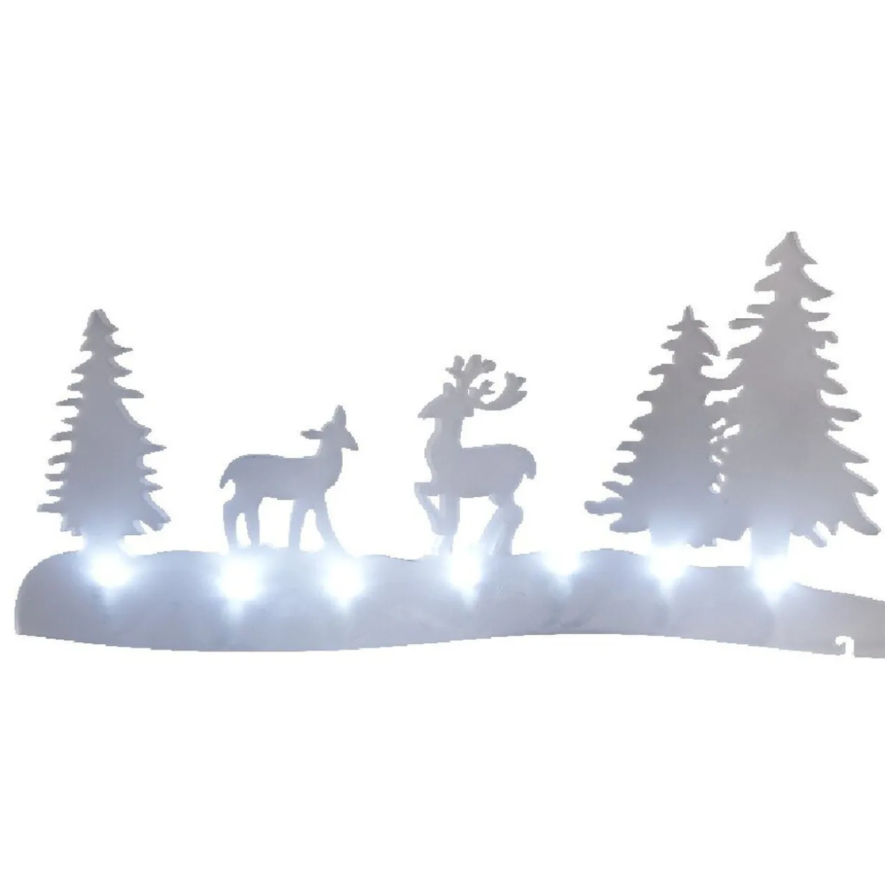 Scène de Noël transparente à poser